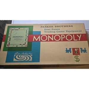 Parker Brothers 1961 Vintage Monopoly Board Game *COMPLETE;